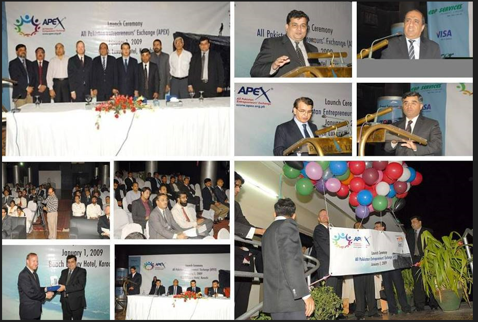 APEX launch event in Pakistan—community gathering and speakers